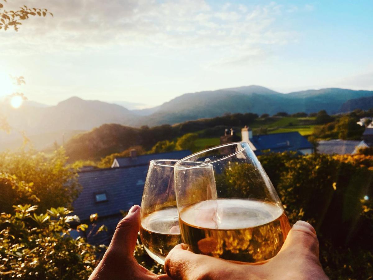 Homely Cottage With Garden And Mountain-View ブライナイ・フェスティニオグ エクステリア 写真